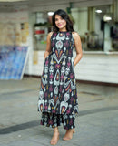 Ikaat printed cotton cordset