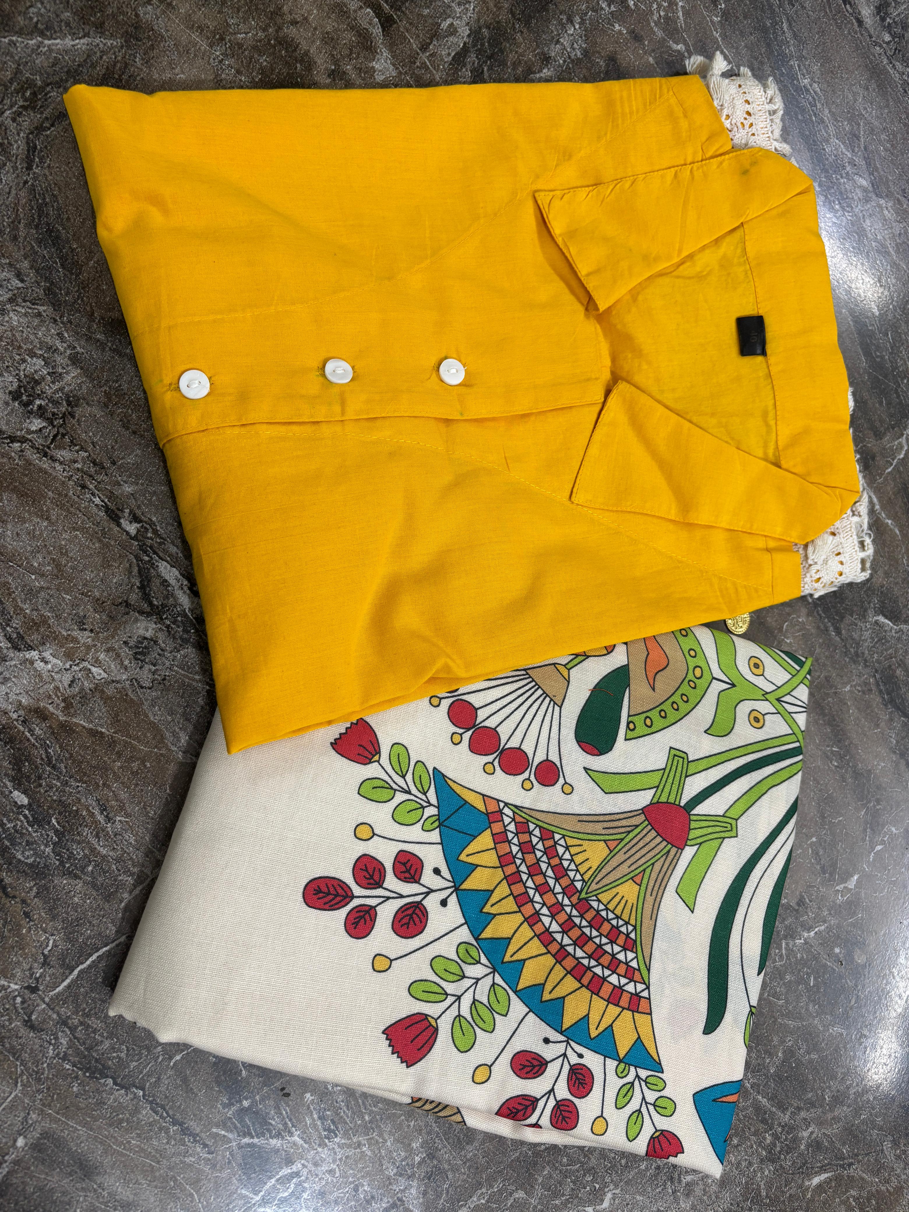 Cotton Co-ord Set with printed pants