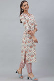 Off - White Cotton Printed Kurta - Style Like A Diva