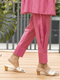 Onion Pink Dobby Short Co - Ord Set - Style Like A Diva