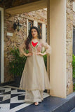 Elegant Karishma Silk 3-Piece Anarkali Set