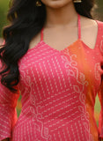 Bandhani Print Designer Laila Kurti