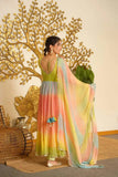 Elegant 3-Piece Anarkali Set