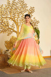 Elegant 3-Piece Anarkali Set