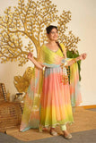 Elegant 3-Piece Anarkali Set