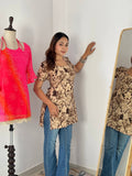 Designer Floral Print Kurti
