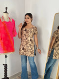 Designer Floral Print Kurti