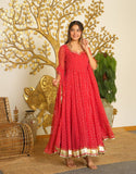Rani Festive Bandhej Print Gown Set