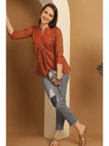 Women Printed Align Top