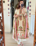 Muslin Printed Pakistani Suit