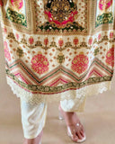 Muslin Printed Pakistani Suit